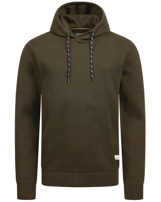 INDICODE Strickpullover Longview in Green für Herren