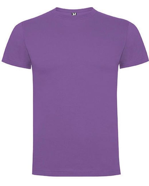 Roly Rundhalsshirt Dogo Premium T-Shirt, Single-Jersey in Purple für Herren