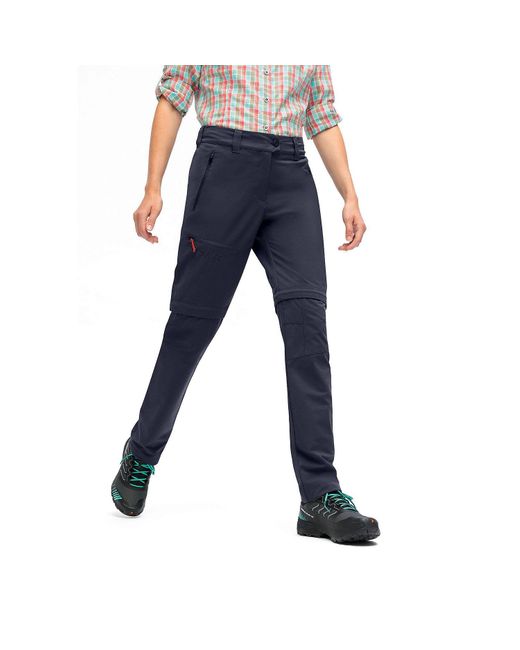 Maier Sports Blue Funktionshose Hose Nata Zip Loop