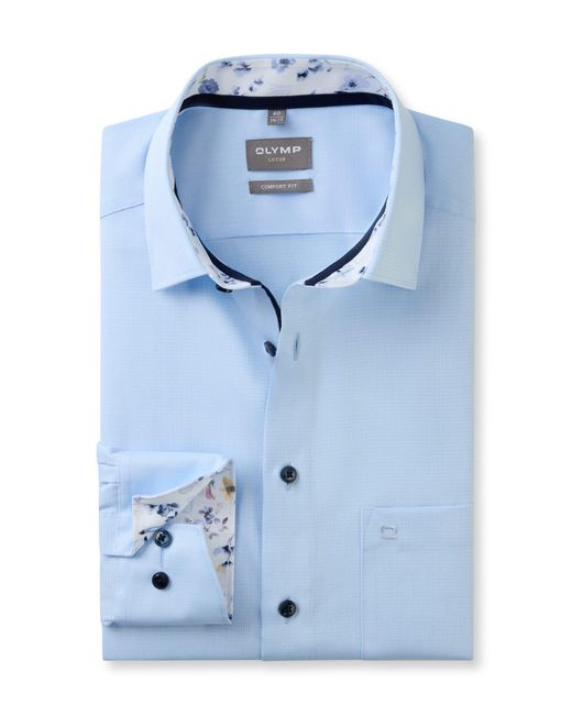 Olymp Businesshemd 100674-Hemden bleu in Blue für Herren