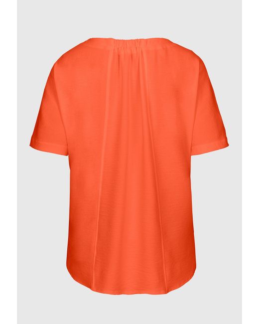 Bianca Orange Shirtbluse SAHRA mit modischem Design in cleanem Look