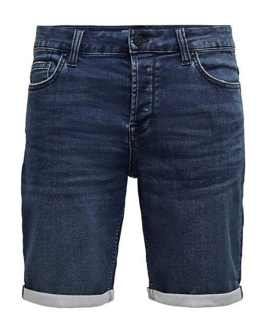 Only & Sons Shorts in Blue für Herren