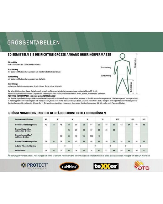 teXXor Kurzjacke Canvas (320 G/M) Bundjacke Rio in Green für Herren