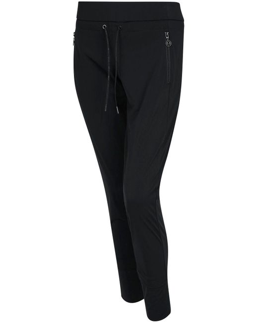 Sportalm Kitzbühel Black Jogger Pants mit Reißverschlusstaschen