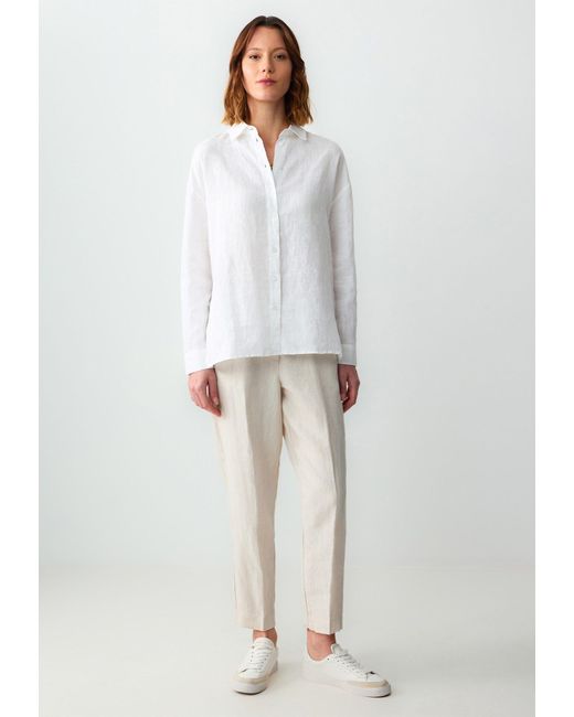 Jimmy Key White Shirtbluse