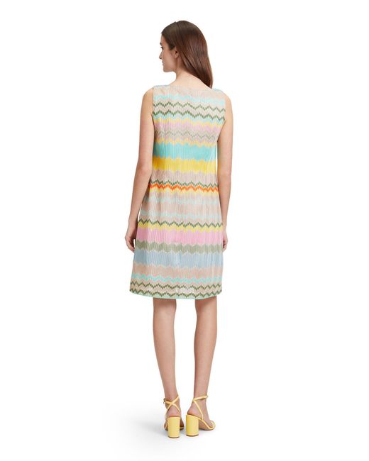 Betty Barclay Multicolor Midikleid Kleid Kurz ohne Arm