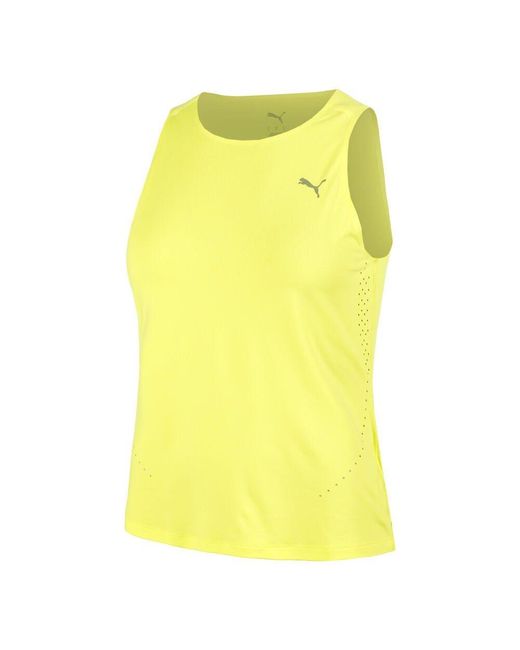 PUMA Yellow Tanktop Cloudspun Tank