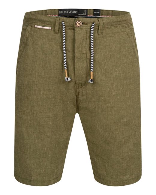 INDICODE Chinoshorts Alonso in Green für Herren