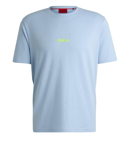 HUGO T-Shirt Dindion (1-tlg) in Blue für Herren