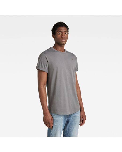 G-Star Kurzarmshirt Lash r t ss in Gray für Herren