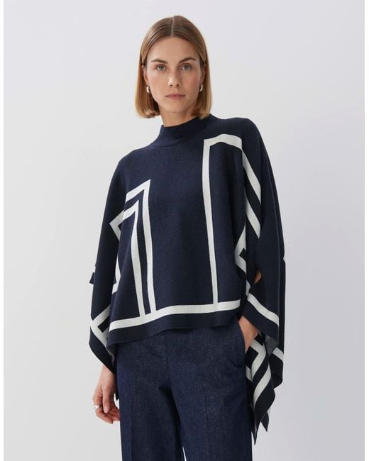 someday. Blue Strickpullover