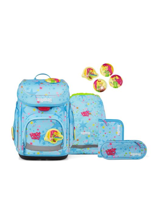 ergobag Blue Schulranzen-Set CUBO Bärhext