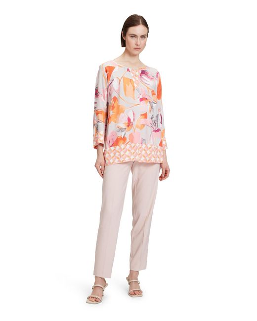 Betty Barclay Pink Klassische Bluse mit Muster Design