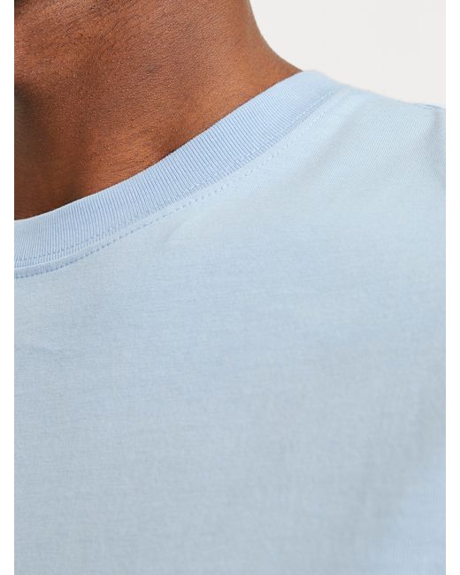 Jack & Jones Rundhalsshirt JJECHARGE TEE O-NECK NOOS mit Rundhalsausschnitt in Blue für Herren