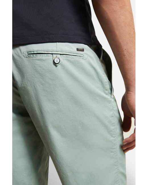 Bugatti Bermudas aus flexibler Baumwolle in Green für Herren