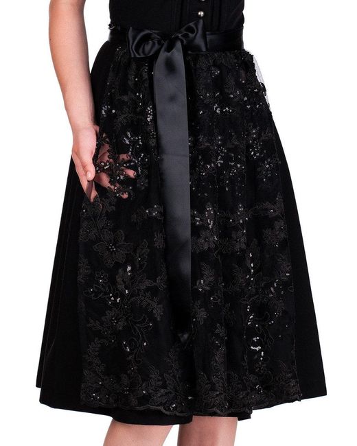 Dirndl Schürze Damen - Traditionelle Jacquard Schürze Für Oktoberfest