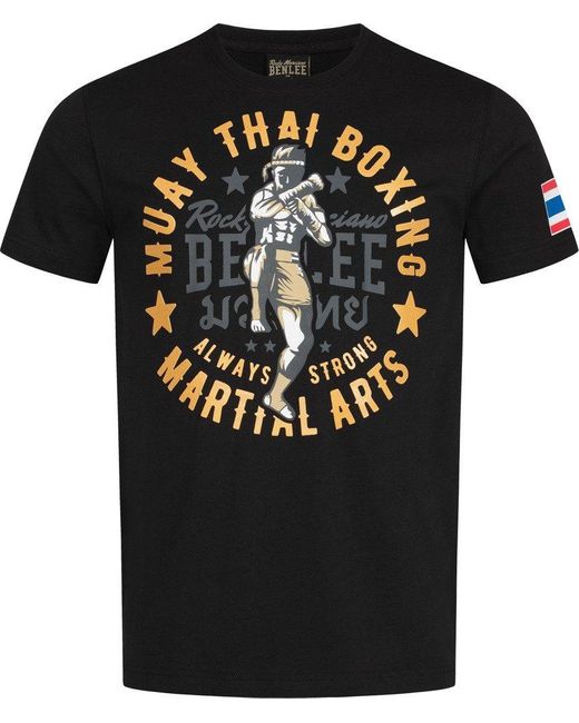 Benlee Rocky Marciano Danbury T-Shirt Normale Passform in Black für Herren