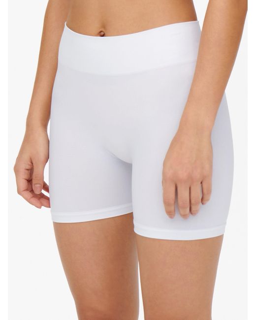 ONLY White Radlerhose ONLVICKY SEAMLESS MINI SHORTS