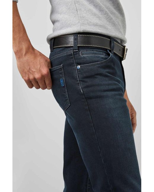 Meyer 5--Jeans M5 Regular im Five Pocket Style in Blue für Herren