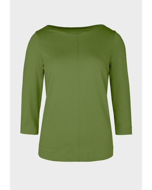 Bianca Green 3/4-Arm-Shirt DIELLA in modernem Look und angesagten Trendfarben