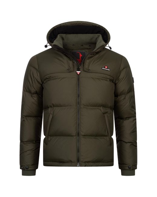 Höhenhorn Winterjacke Bristen Jacke für Männer Gefüttert Thermo RDS-zertifizierte Daunen in Green für Herren