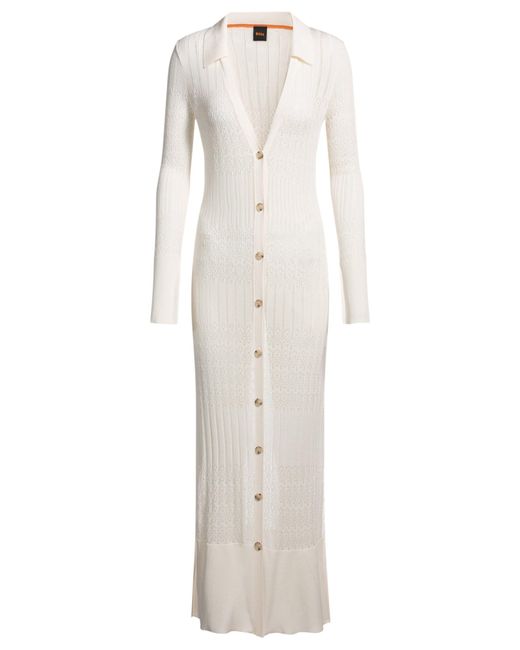 Boss White Strickpullover C_Flooney 10269422 01