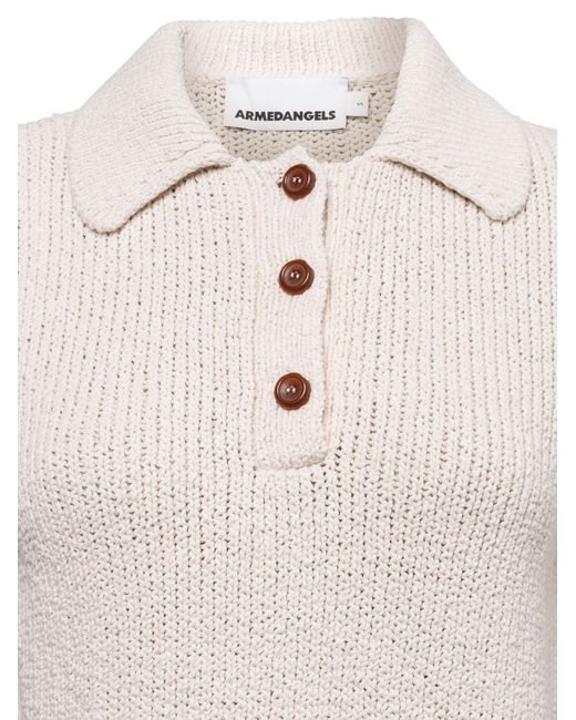 ARMEDANGELS White Strickpullover Aanya