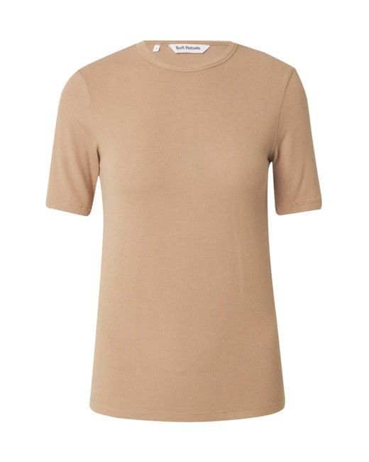 SOFT REBELS Natural T-Shirt Fenja (1-tlg) Plain/ohne Details