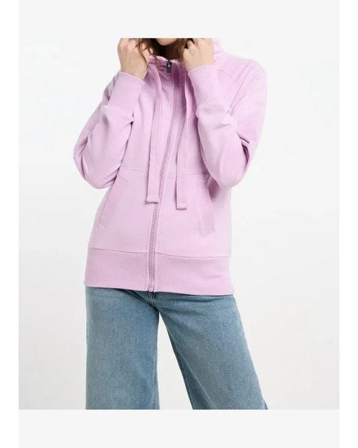 Elbsand Pink Strickjacke Sweatjacke Kalotta rose melange