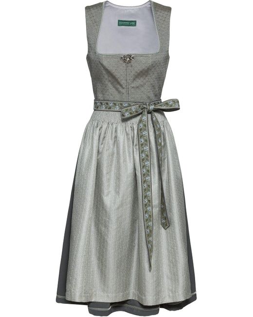 COUNTRY LINE Gray Midi-Dirndl