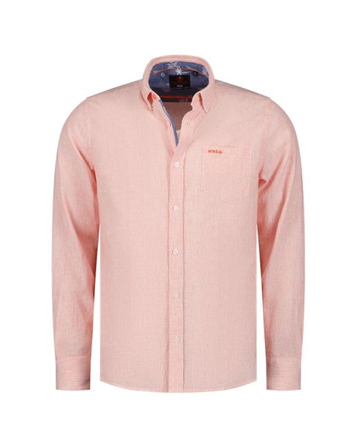 new zealand auckland Blusenshirt Flaxmere in Pink für Herren