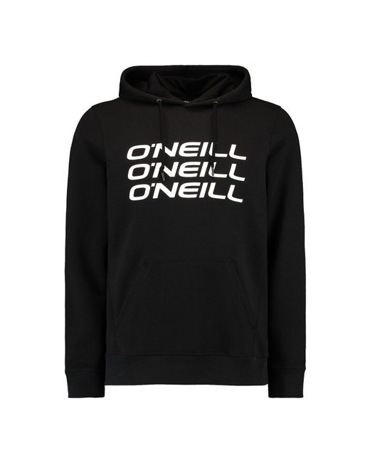 O'neill Sportswear Kapuzensweatshirt Tripple Stack Hoodie mit dreifachem Markenprint auf der Brust in Black für Herren