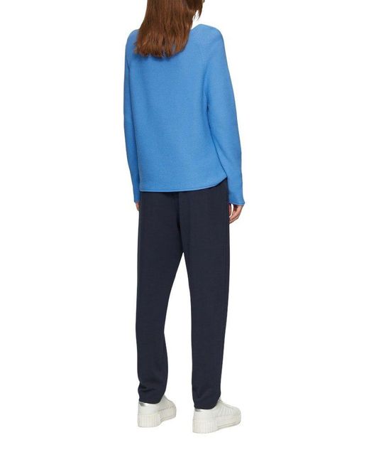 S.oliver Blue Longpullover Strickpullover