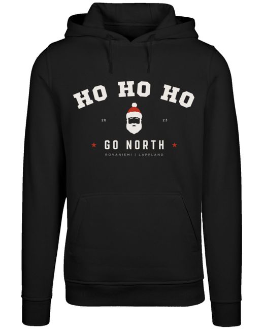 PLUSSIZE Ho DE Santa F4NT4STIC Weihnachten Lyst Schwarz Qualität | Hoodie Premium in