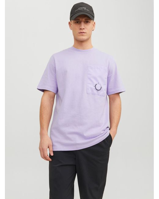 Jack & Jones T-Shirt in Purple für Herren