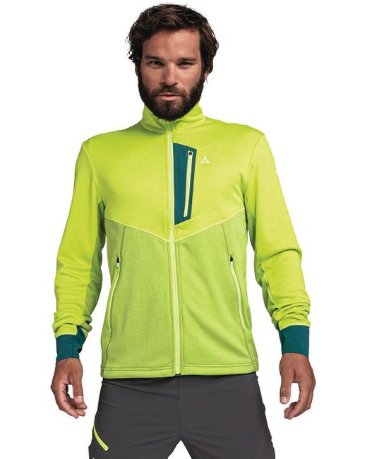 Schoeffel Trekkingjacke Fleece Jacket Rotwand M LIME POP in Green für Herren