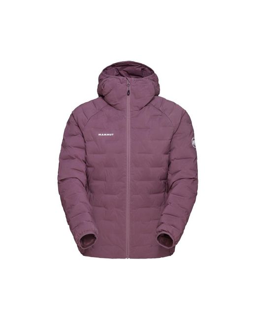 Mammut Purple Funktionsjacke Sender IN Hooded Jacket , Kunstfaser-Jacke