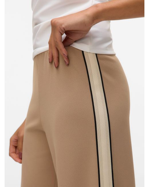 Vero Moda White Anzughose VMBERLIN MW WIDE PANEL PANT NOOS