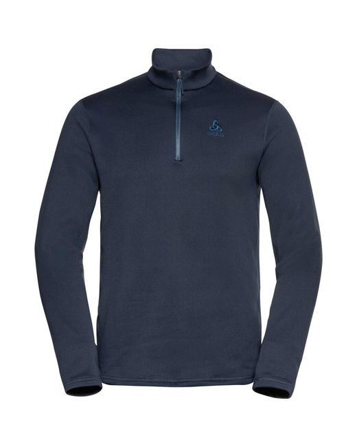 Odlo Fleecepullover Pullover Berra 1/2 Zip Mid Layer 542492 in Blue für Herren