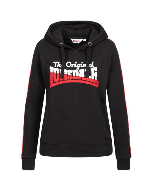 Lonsdale Black Hoodie