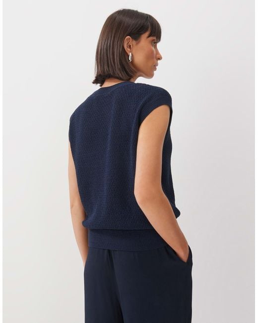 someday. Blue Strickpullover Strickshirt TANALA