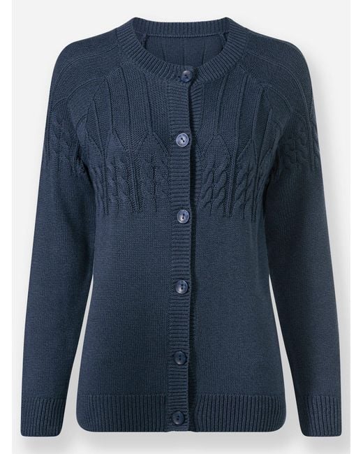 WITT Blue Strickjacke