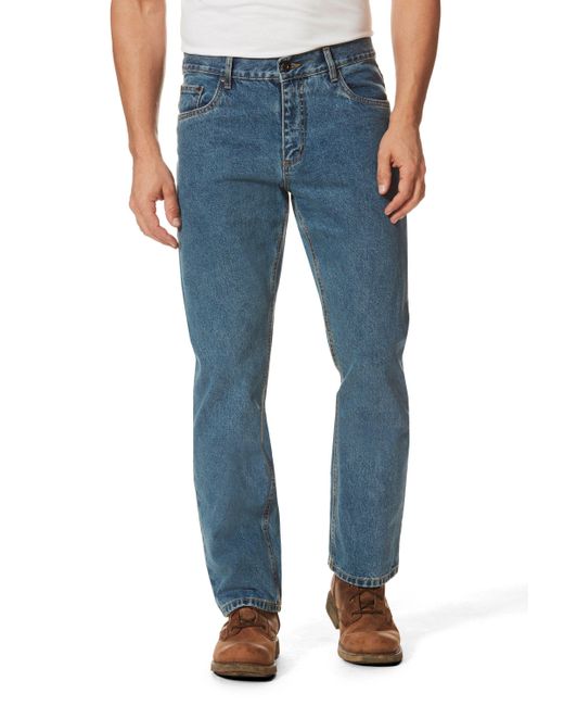 HERO by John Medoox 5-Pocket-Jeans Denver Denim Regular Straight Rigid in Blue für Herren