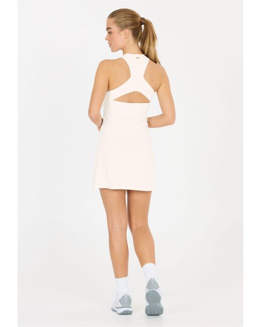 Athlecia White Sommerkleid Scala aus sportlichem Funktionsmaterial