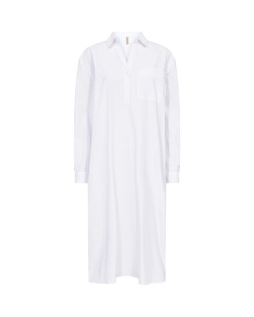 Soya Concept White Hemdblusenkleid