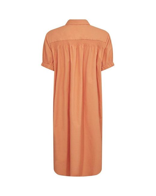 Soya Concept Orange Hemdblusenkleid SC-NETTI 75 PAPAYA