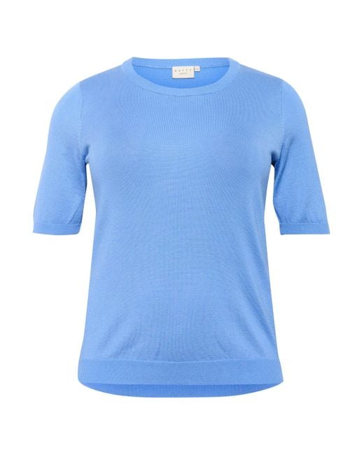 Kaffe Blue Strickpullover KClizzy Große Größen