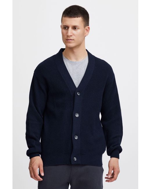 Solid Cardigan SDGore Modischer Pullover in Blue für Herren