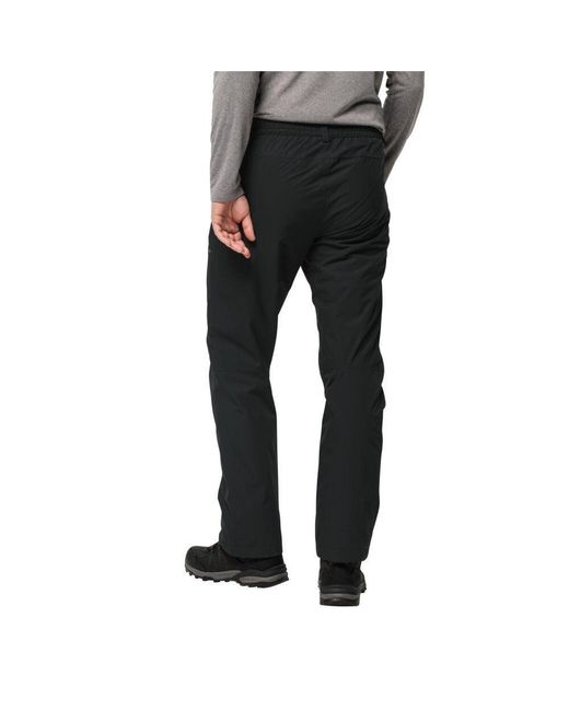 Jack Wolfskin Outdoorhose wasserdichte Wanderhose PARANA PANTS M in Black für Herren