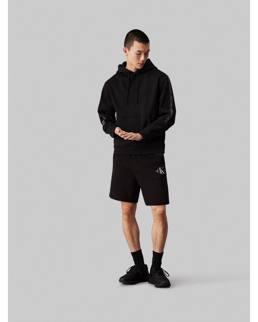 Calvin Klein Sweatshorts MONOLOGO HWK SHORT mit Logoschriftzug in Black für Herren